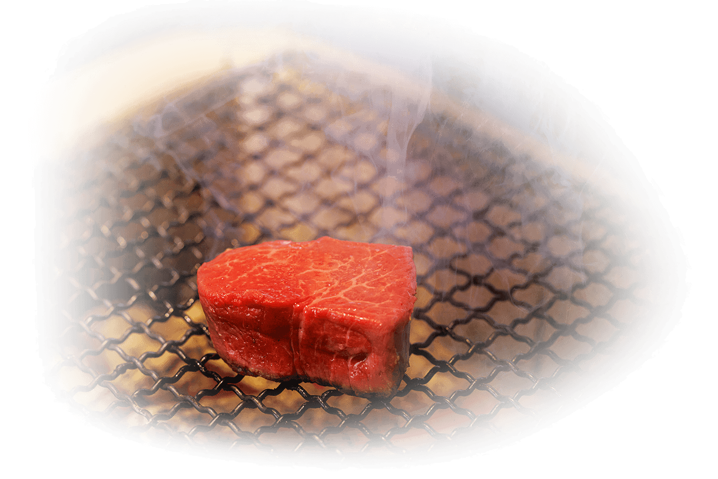 肉炭火焼きシーン